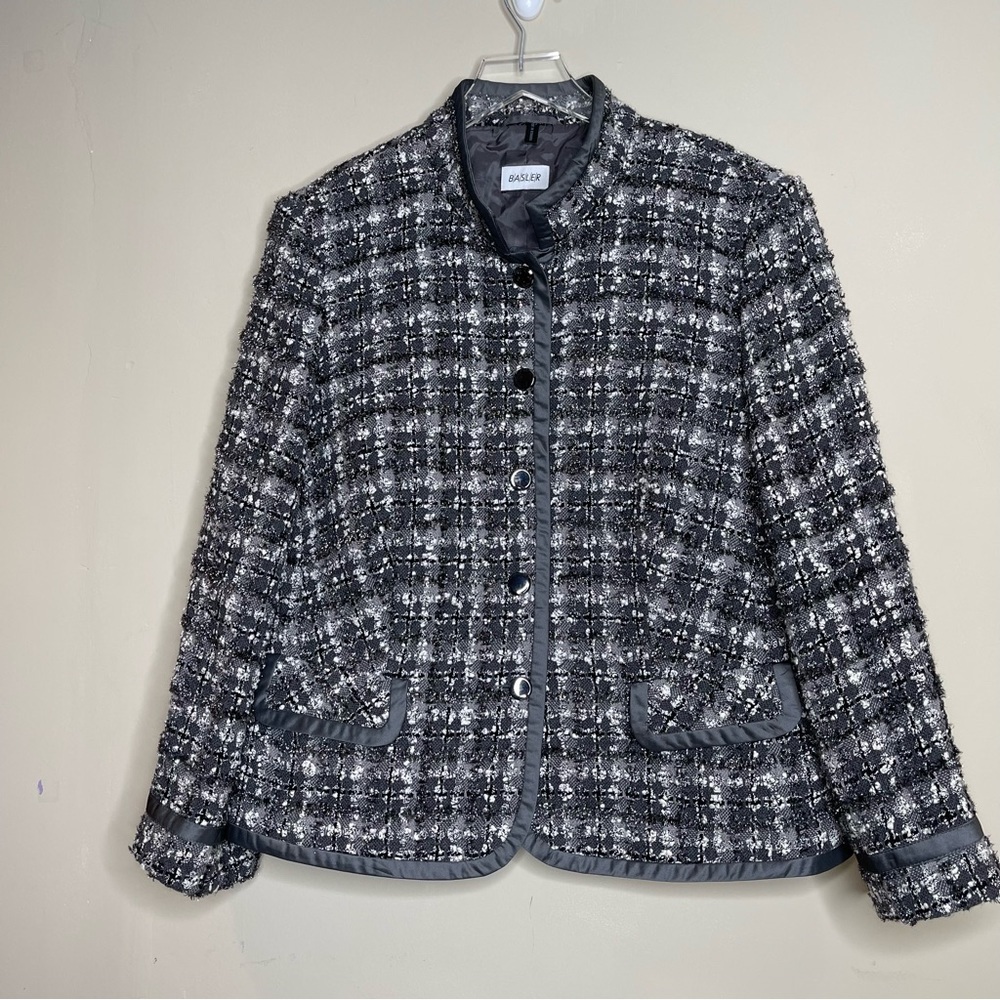 BASLER Multi-Tweed gray/black Jacket
